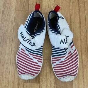NAUTICA  ‘Arlene’ Strap Red White & Blue Athletic Water Shoes Size 8